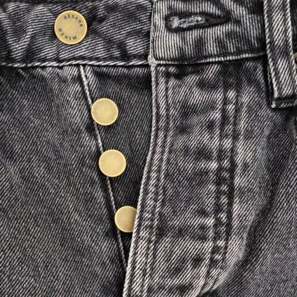 SEZANE Brut Sexy Jeans - Grey (Size 26) - Picture 7 of 9